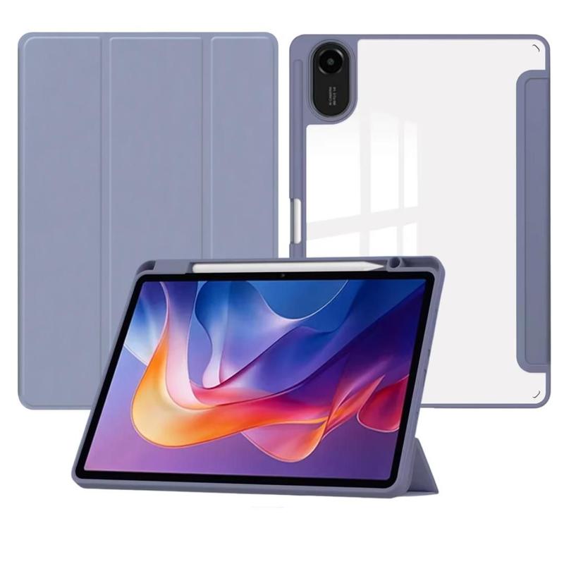 Redmi Pad 6GB +128GB、本体カバー Capa Capinha c/ slot para caneta para Tablet redmi pad 2